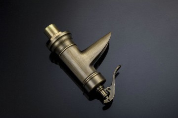 Nostalgische wastafelkraan Klassiek model Brons afgewerkt