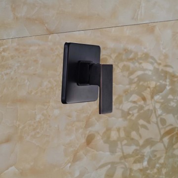 Nostalgische inbouw doucheset olie brons gewreven. Muurbevestiging