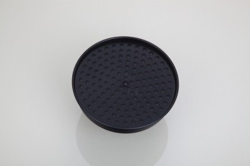 Nostalgische zwart Olie brons opbouw douche met douchekop 20 CM retro handdouche met keramiek hendels