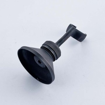 Nostalgische olie brons douchekraan muurbevestiging inclusief handdouche met wit keramiek