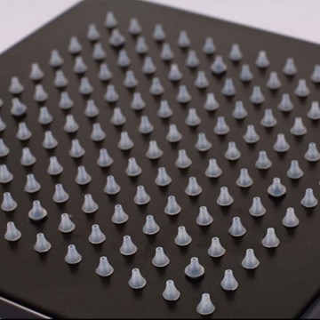 Olie brons gewreven stortdouche inclusief douche-arm en handdouche. 25 CM stortdouche