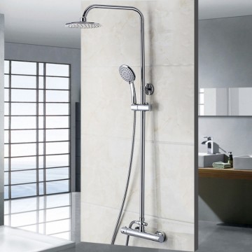 Thermostatische elegante chroom douche-set inclusief handdouche