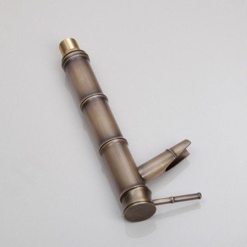 kraan bamboe brons nostalgisch