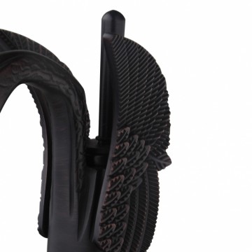 Elegante olie brons wastafelkraan in de vorm van een sierlijke zwaan