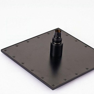 Gewreven olie brons stortdouche inclusief douche-arm en handdouche. 30 CM stortdouche