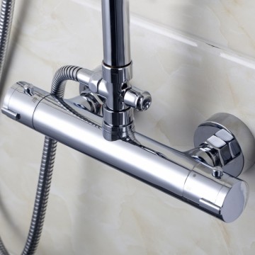 Thermostatische elegante chroom douche-set inclusief handdouche