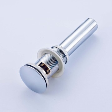 Chroom pop-up afvoer click afvoer met overloop