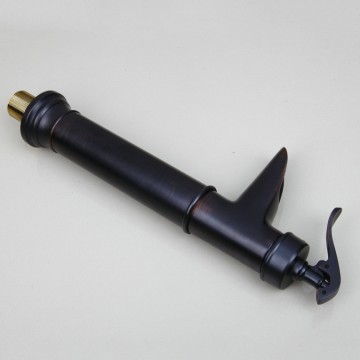 Retro wastafelkraan Klassiek model olie brons gewreven extra hoog.