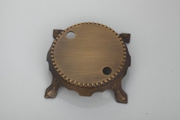 Vrijstaande badkraan luxe los staande Klassieke brons look uitvoering