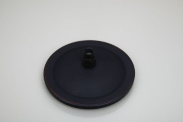 Nostalgische zwart Olie brons opbouw douche set douchekop 20 CM retro handdouche met keramiek