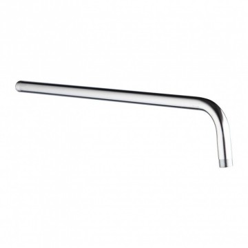 RVS Douchestang / douche-arm 600 MM lang rond design voor muurbevestiging
