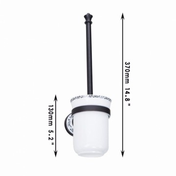 8-delige olie brons badkamer accessoire set