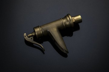 Nostalgische wastafelkraan Klassiek model Brons afgewerkt