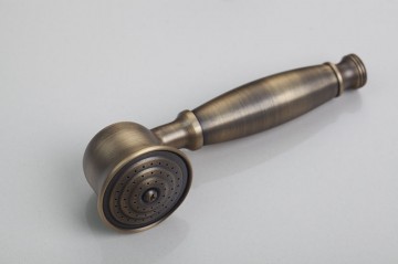 Nostalgische bronzen douchekraan muurbevestiging inclusief handdouche en bevestigingsbeugel