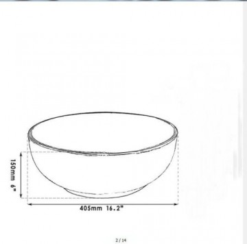 Nostalgische bronskleurige afgewerkte wastafel kraan met hand geschilderde keramiek waskom