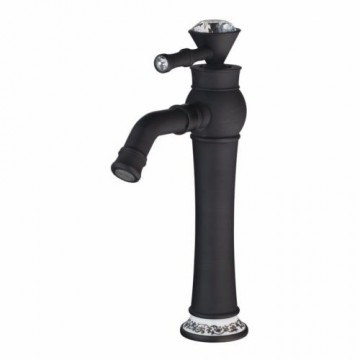 Nostalgische Olie bronzen badkraan klassieke uitvoering en Crystal hendel