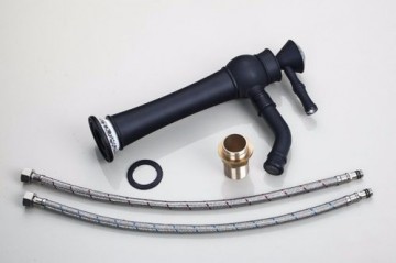 Nostalgische Olie bronzen badkraan klassieke uitvoering en Crystal hendel