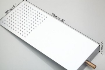 Extra grote en dunne RVS stortdouche / regendouche 50 CM lang stijlvolle regendouche