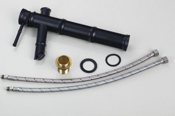 Mooie bamboo stijl wastafelkraan Klassiek model olie brons