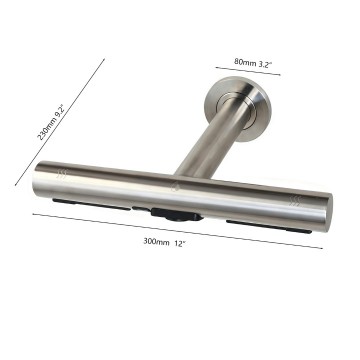 Sensomatica 2 in 1 geborsteld nikkel sensorkraan handendroger 3