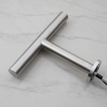 Sensomatica 2 in 1 geborsteld nikkel sensorkraan handendroger 8