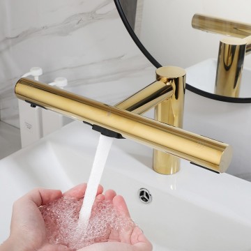 Sensomatica 3 in 1 sensor zeep droger goud kleurig 1