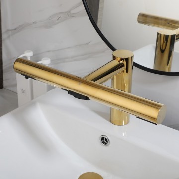 Sensomatica 3 in 1 sensor zeep droger goud kleurig 15