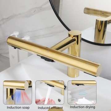 Sensomatica 3 in 1 sensor zeep droger goud kleurig 20