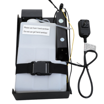 Sensomatica 3 in 1 zwart zeep droger sensorkraan 1