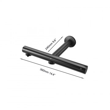 Sensomatica 3 in 1 zwart zeep droger sensorkraan 6