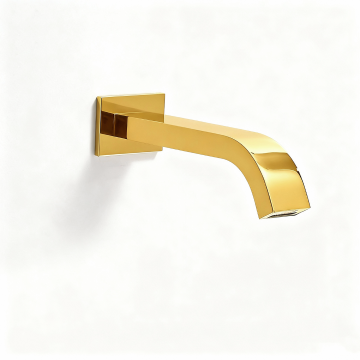 Sensomatica arco goudkleurige sensorkraan muurkraan 3