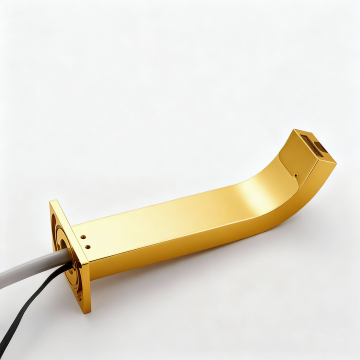 Sensomatica arco goudkleurige sensorkraan muurkraan 5