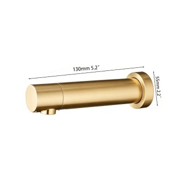 Sensomatica baltic 130mm geborsteld goud 2