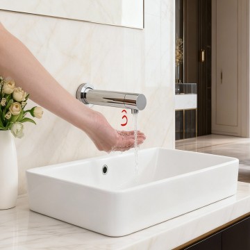 Sensomatica baltic chroom 130mm koud model 2