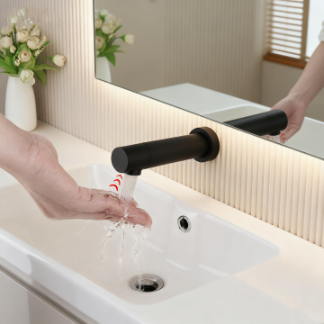 Sensomatica baltic zwart sensorkraan 90 mm 3 0