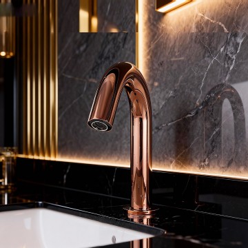 Sensomatica cesaro rose goud 190mm sensorkraan koud 3