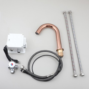 Sensomatica cesaro rose goud 190mm sensorkraan koud 5