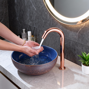 Sensomatica cesaro rose goud 330mm koud sensorkraan 5