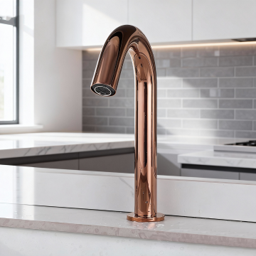 Sensomatica cesaro rose goud sensorkraan 245mm 5