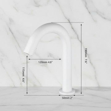 Sensomatica cesaro wit sensorkraan 190 mm 1