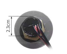 Sensomatica chroom ronde sensor voor urinoir 3