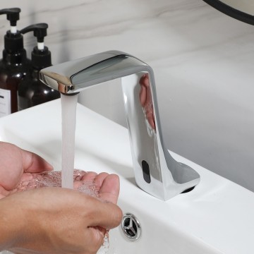 Sensomatica chroom sensor kraan moderne uittraling koud water model 13