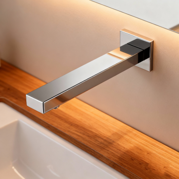 Sensomatica chroom sensorkraan  squareflow2