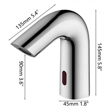 Sensomatica chroom sensorkraan eron 1