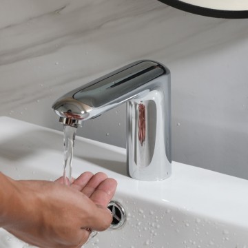 Sensomatica chroom sensorkraan koud 3