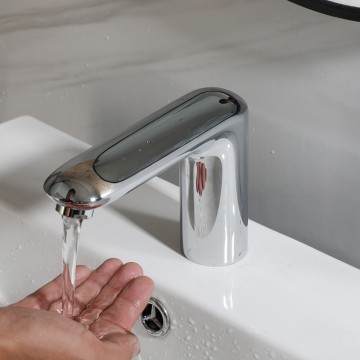 Sensomatica chroom sensorkraan koud 4