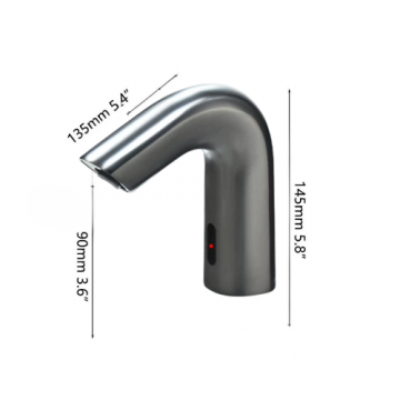 Sensomatica eron sensorkraan gun metal 3