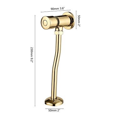 Sensomatica fluxia druk urinoir goud 1