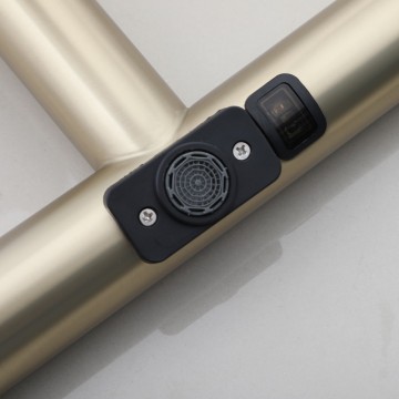 Sensomatica geborsteld goud 3 in 1 zeep droger sensorkraan 13