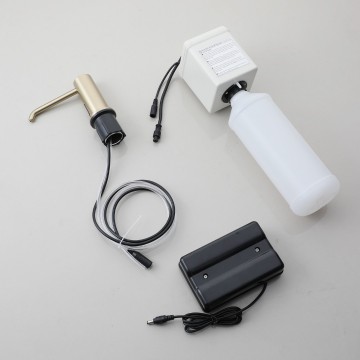 Sensomatica geborsteld gouden sensor zeep dispenser 8